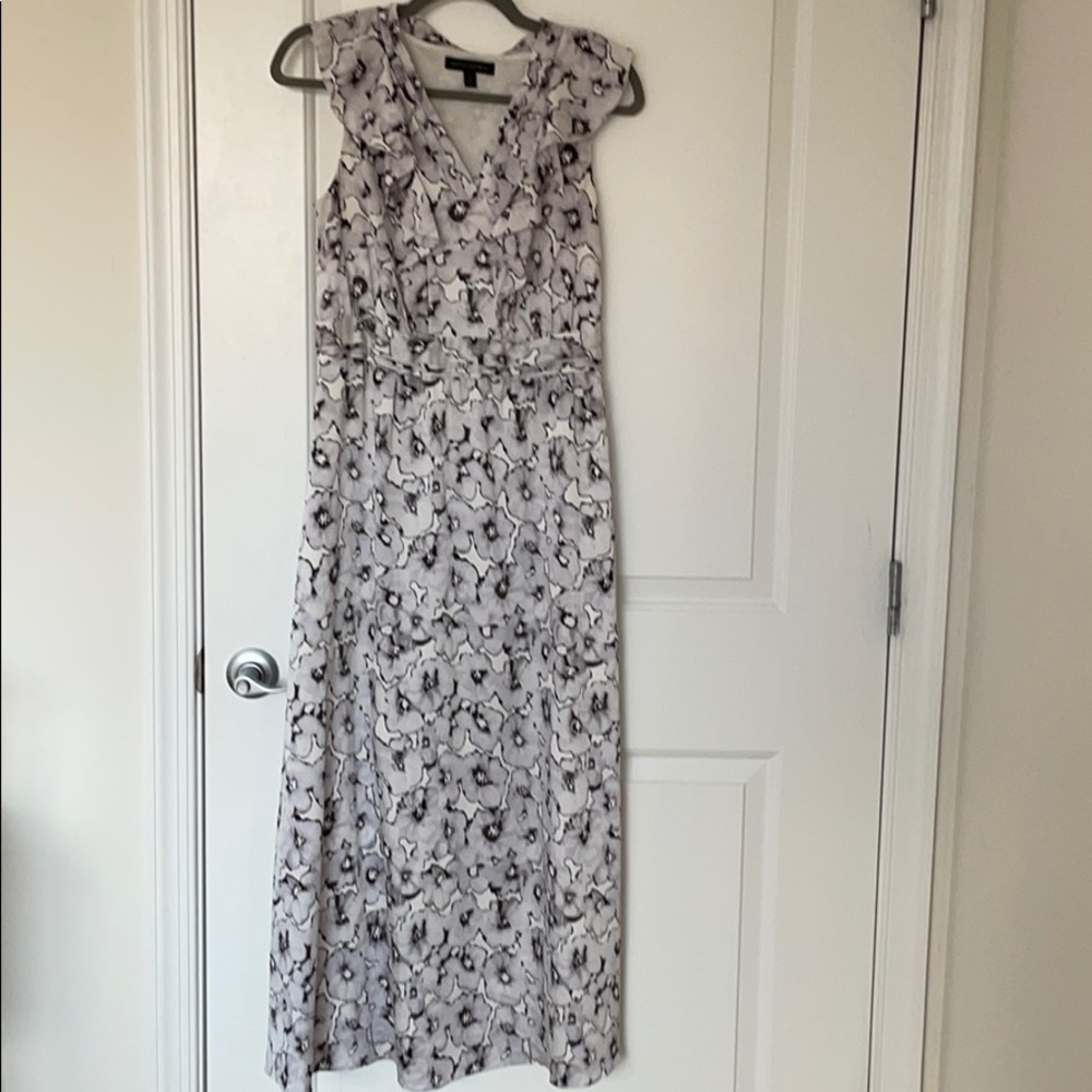 Banana Republic poppy print maxi dress